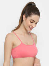 Seamless Full-Coverage Sports Bra | Cotton, Polyester, Elastane | Non-Wired | Non-Padded | Slip-On - 1458