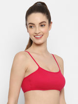 Seamless Full-Coverage Sports Bra | Cotton, Polyester, Elastane | Non-Wired | Non-Padded | Slip-On - 1458