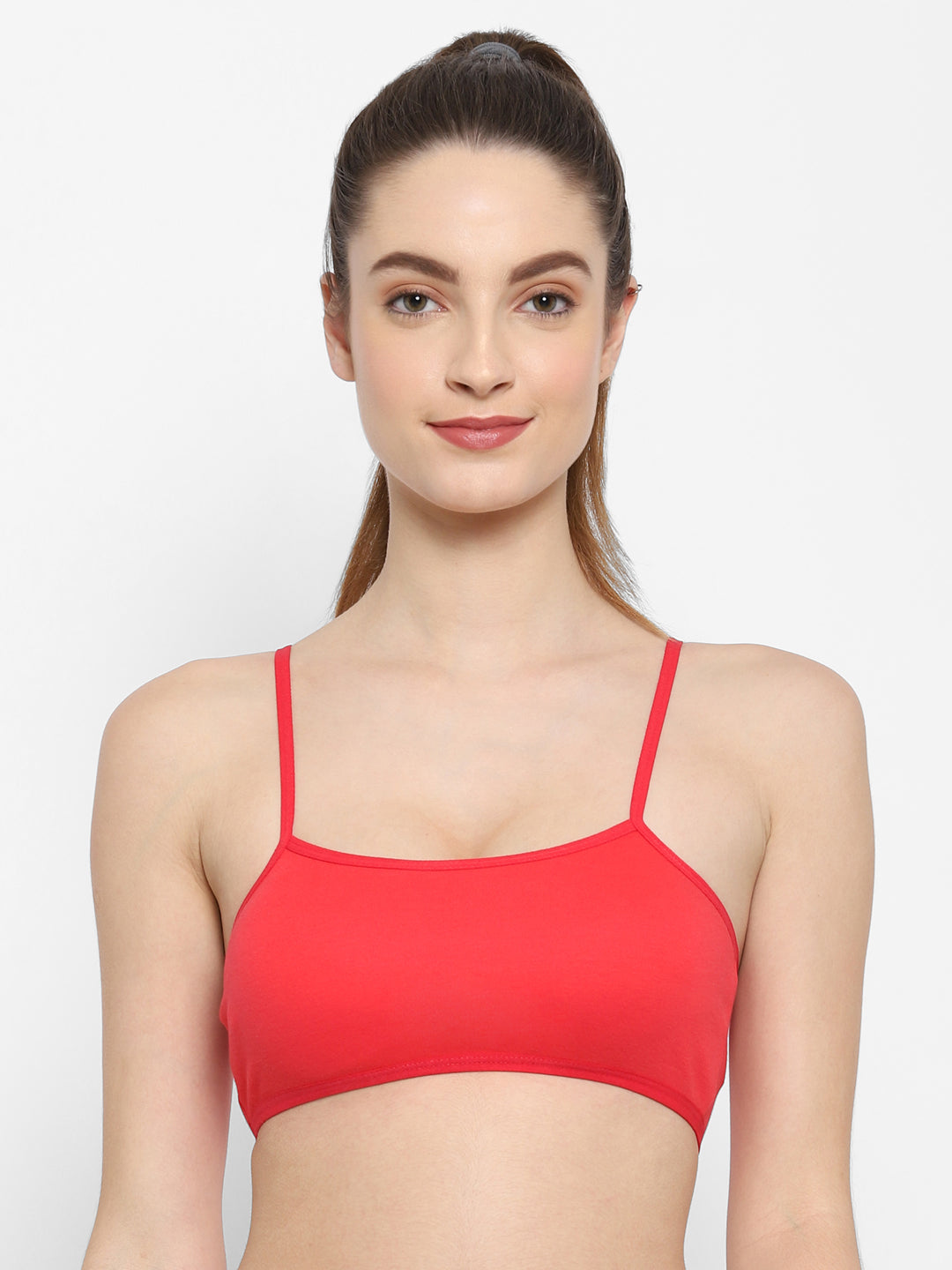 Seamless Full-Coverage Sports Bra | Cotton, Polyester, Elastane | Non-Wired | Non-Padded | Slip-On - 1458