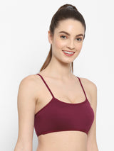 Seamless Full-Coverage Sports Bra | Cotton, Polyester, Elastane | Non-Wired | Non-Padded | Slip-On - 1458