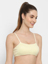 Seamless Full-Coverage Sports Bra | Cotton, Polyester, Elastane | Non-Wired | Non-Padded | Slip-On - 1458