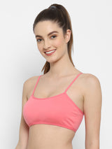 Seamless Full-Coverage Sports Bra | Cotton, Polyester, Elastane | Non-Wired | Non-Padded | Slip-On - 1458