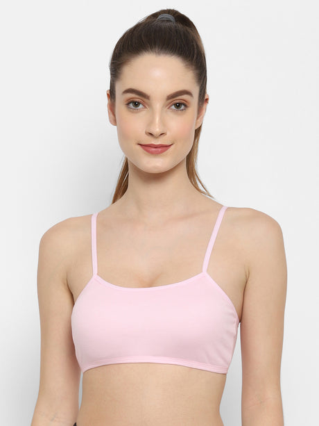 Seamless Full-Coverage Sports Bra | Cotton, Polyester, Elastane | Non-Wired | Non-Padded | Slip-On - 1458