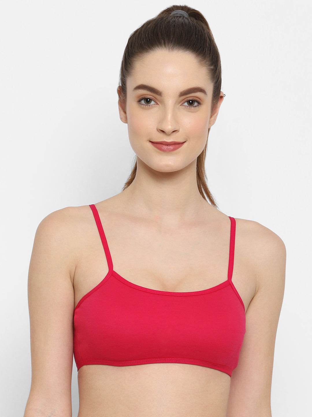 Seamless Full-Coverage Sports Bra | Cotton, Polyester, Elastane | Non-Wired | Non-Padded | Slip-On - 1458