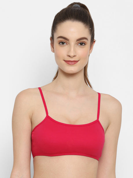 Seamless Full-Coverage Sports Bra | Cotton, Polyester, Elastane | Non-Wired | Non-Padded | Slip-On - 1458