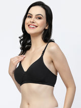 Adjustable Cotton T-Shirt Bra | Lightly Padded | Medium Coverage | Seamless - F20560