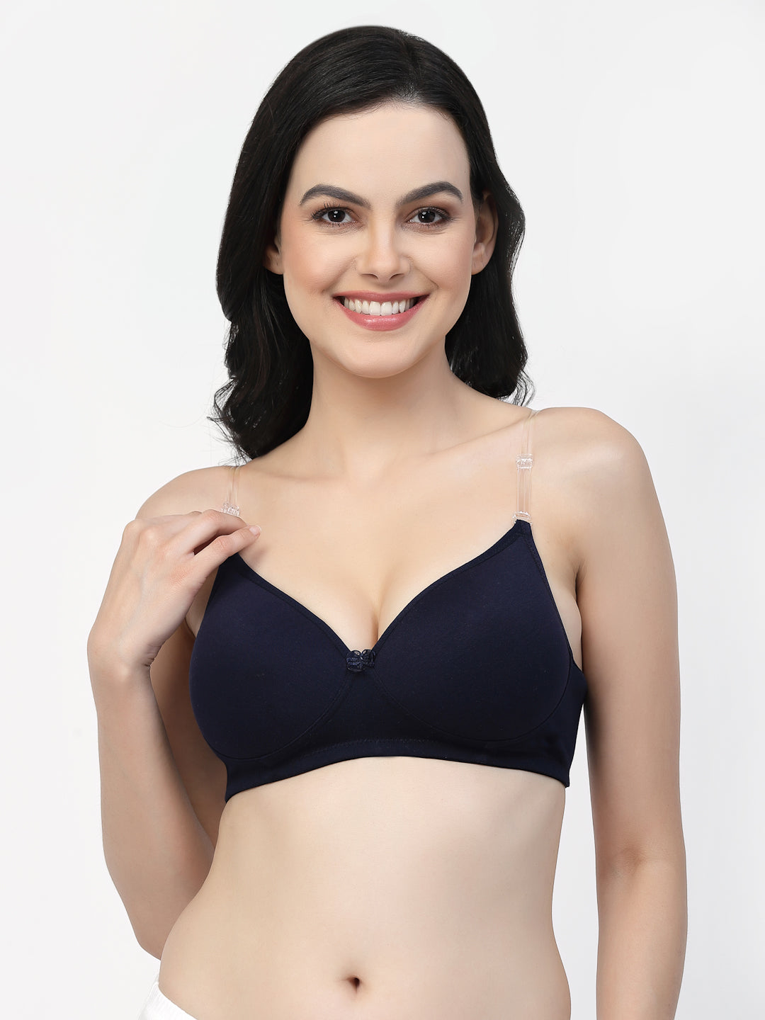 Multiway Padded Cotton T-Shirt Bra | Lightly Padded | Medium Coverage | Seamless - F20560