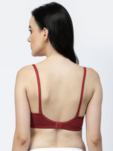 Adjustable Cotton T-Shirt Bra | Lightly Padded | Medium Coverage | Seamless - F20560