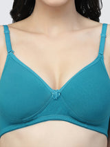 Multiway Padded Cotton T-Shirt Bra | Lightly Padded | Medium Coverage | Seamless - F20560