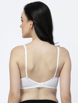 Convertible Cotton T-Shirt Bra | Lightly Padded | Medium Coverage | Seamless - F20560