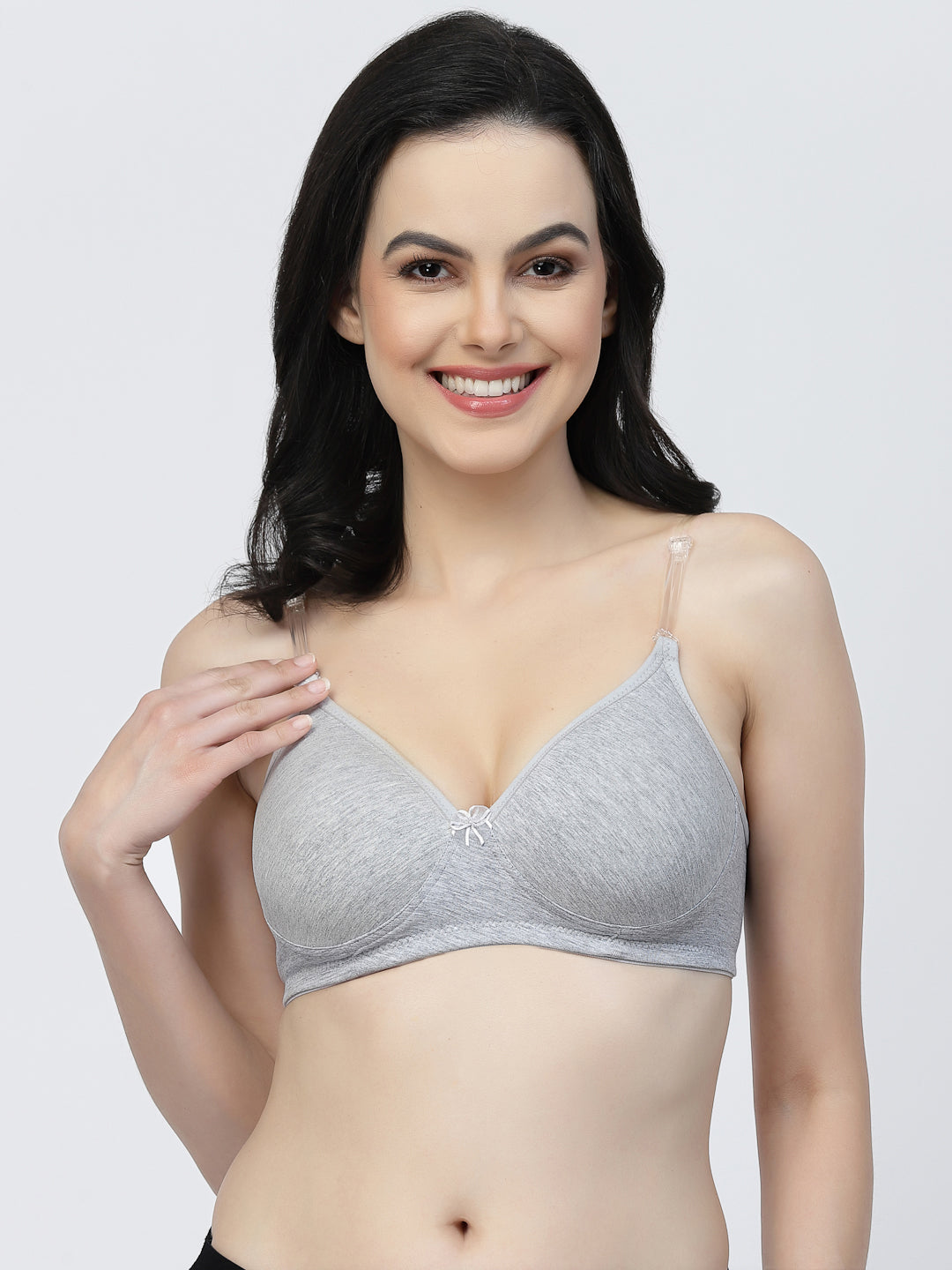 Adjustable Cotton T-Shirt Bra | Lightly Padded | Medium Coverage | Seamless - F20560