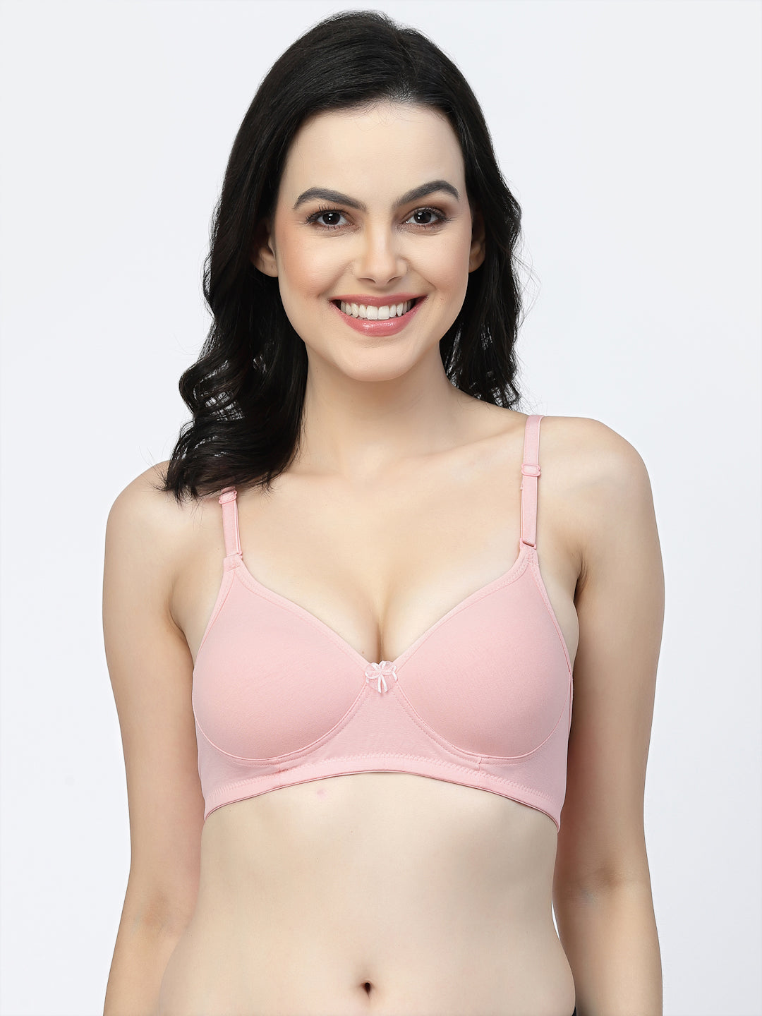 Multiway Padded Cotton T-Shirt Bra | Lightly Padded | Medium Coverage | Seamless - F20560