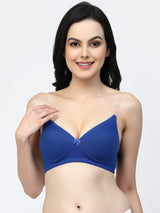 Adjustable Cotton T-Shirt Bra | Lightly Padded | Medium Coverage | Seamless - F20560