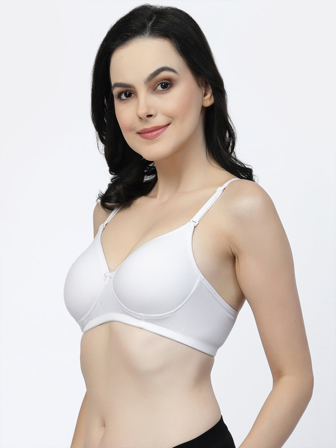 Convertible Cotton T-Shirt Bra | Lightly Padded | Medium Coverage | Seamless - F20560