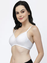 Convertible Cotton T-Shirt Bra | Lightly Padded | Medium Coverage | Seamless - F20560