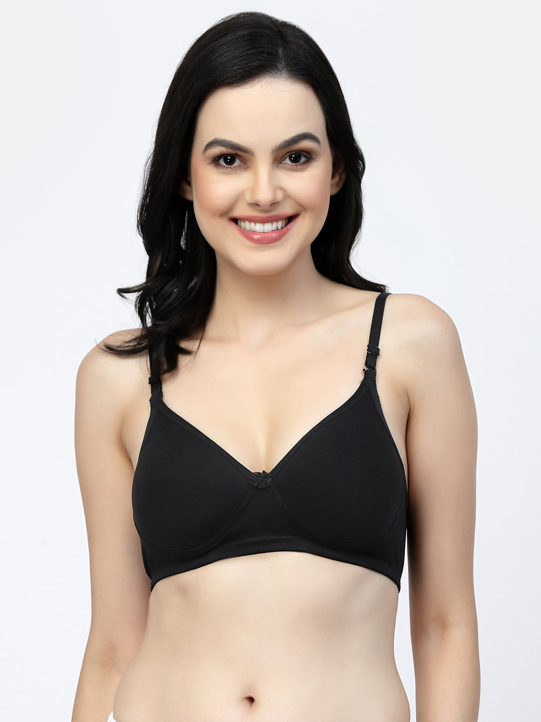 Adjustable Cotton T-Shirt Bra | Lightly Padded | Medium Coverage | Seamless - F20560