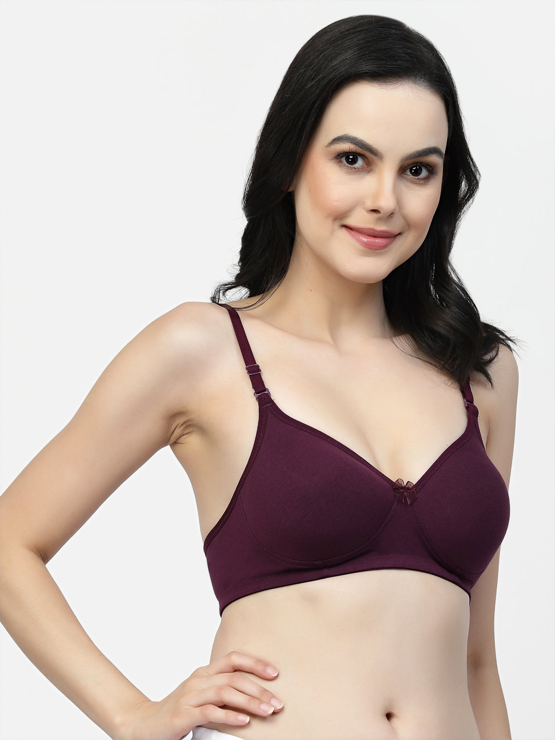 Convertible Cotton T-Shirt Bra | Lightly Padded | Medium Coverage | Seamless - F20560