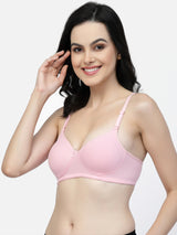 Multiway Padded Cotton T-Shirt Bra | Lightly Padded | Medium Coverage | Seamless - F20560