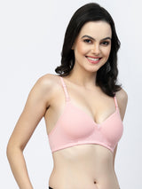 Multiway Padded Cotton T-Shirt Bra | Lightly Padded | Medium Coverage | Seamless - F20560