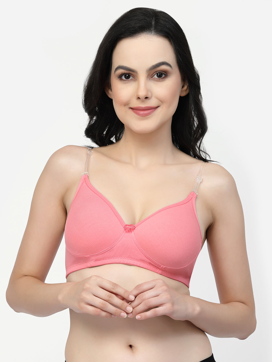 Convertible Cotton T-Shirt Bra | Lightly Padded | Medium Coverage | Seamless - F20560