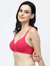 Adjustable Cotton T-Shirt Bra | Lightly Padded | Medium Coverage | Seamless - F20560