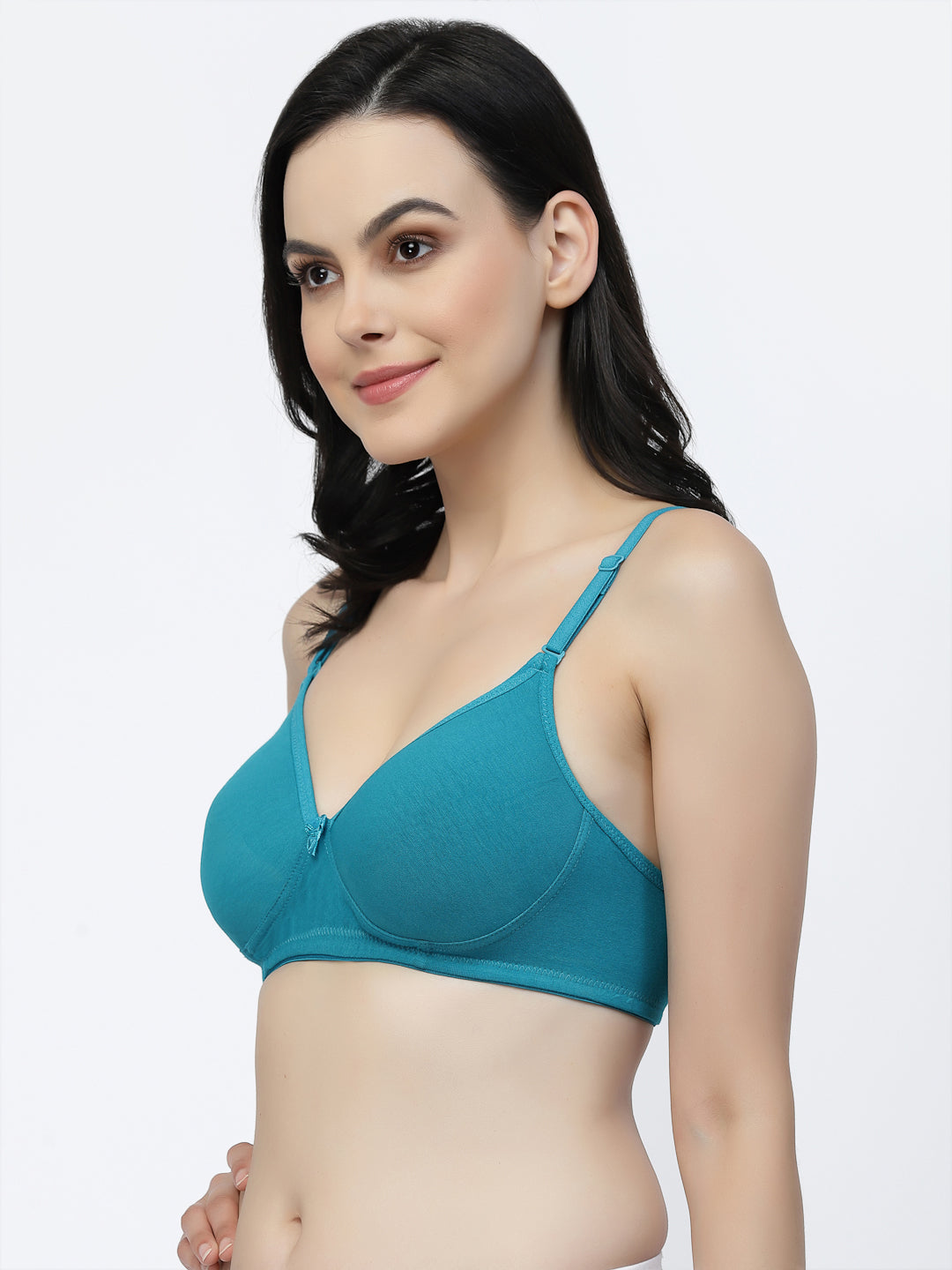 Multiway Padded Cotton T-Shirt Bra | Lightly Padded | Medium Coverage | Seamless - F20560