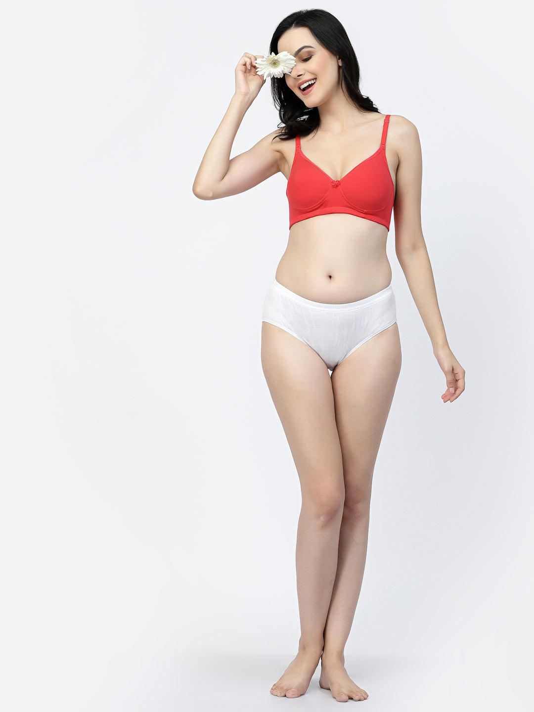 Convertible Cotton T-Shirt Bra | Lightly Padded | Medium Coverage | Seamless - F20560