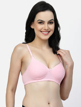 Multiway Padded Cotton T-Shirt Bra | Lightly Padded | Medium Coverage | Seamless - F20560