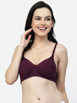 Convertible Cotton T-Shirt Bra | Lightly Padded | Medium Coverage | Seamless - F20560