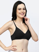 Adjustable Cotton T-Shirt Bra | Lightly Padded | Medium Coverage | Seamless - F20560