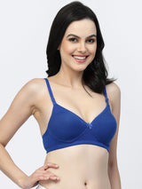 Adjustable Cotton T-Shirt Bra | Lightly Padded | Medium Coverage | Seamless - F20560