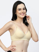 Convertible Cotton T-Shirt Bra | Lightly Padded | Medium Coverage | Seamless - F20560