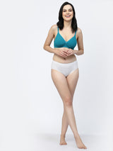 Multiway Padded Cotton T-Shirt Bra | Lightly Padded | Medium Coverage | Seamless - F20560