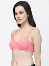 Convertible Cotton T-Shirt Bra | Lightly Padded | Medium Coverage | Seamless - F20560