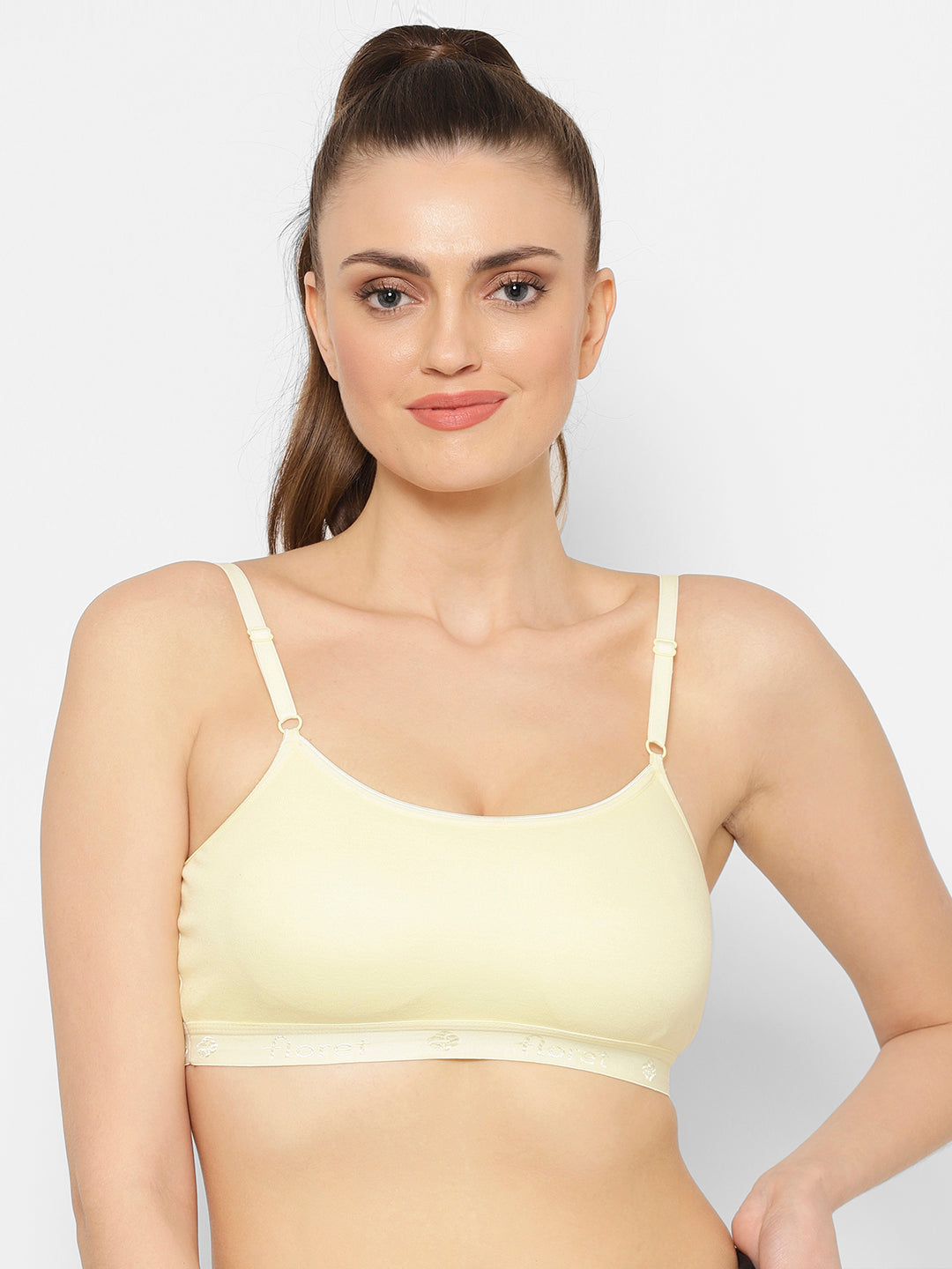 Seamless Full-Coverage Sports Bra | Cotton, Polyester, Elastane | Non-Wired | Non-Padded | Slip-On - 1492