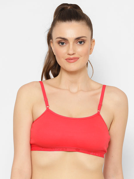 Seamless Full-Coverage Sports Bra | Cotton, Polyester, Elastane | Non-Wired | Non-Padded | Slip-On - 1492