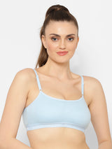 Seamless Full-Coverage Sports Bra | Cotton, Polyester, Elastane | Non-Wired | Non-Padded | Slip-On - 1492