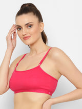 Seamless Full-Coverage Sports Bra | Cotton, Polyester, Elastane | Non-Wired | Non-Padded | Slip-On - 1492