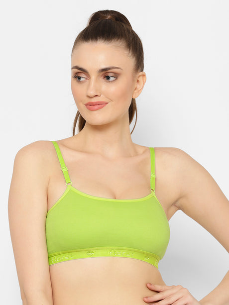 Seamless Full-Coverage Sports Bra | Cotton, Polyester, Elastane | Non-Wired | Non-Padded | Slip-On - 1492