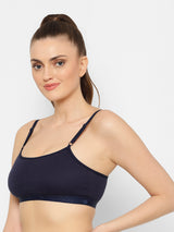 Seamless Full-Coverage Sports Bra | Cotton, Polyester, Elastane | Non-Wired | Non-Padded | Slip-On - 1492