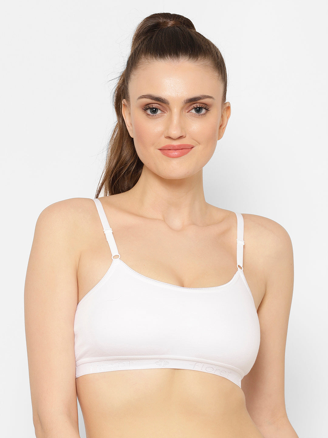 Seamless Full-Coverage Sports Bra | Cotton, Polyester, Elastane | Non-Wired | Non-Padded | Slip-On - 1492