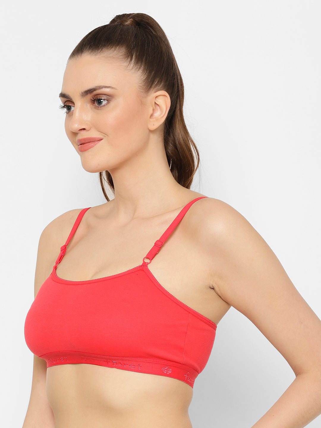 Seamless Full-Coverage Sports Bra | Cotton, Polyester, Elastane | Non-Wired | Non-Padded | Slip-On - 1492