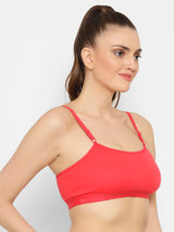 Seamless Full-Coverage Sports Bra | Cotton, Polyester, Elastane | Non-Wired | Non-Padded | Slip-On - 1492