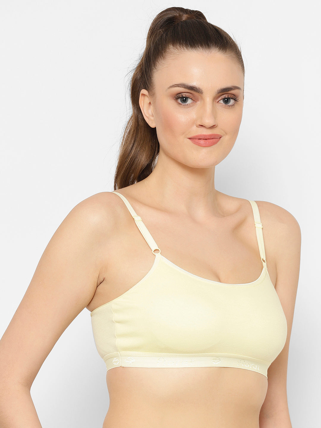 Seamless Full-Coverage Sports Bra | Cotton, Polyester, Elastane | Non-Wired | Non-Padded | Slip-On - 1492