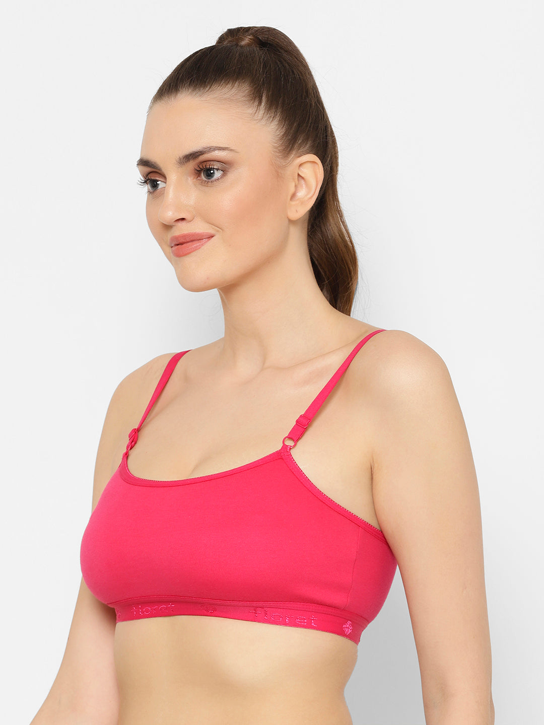 Seamless Full-Coverage Sports Bra | Cotton, Polyester, Elastane | Non-Wired | Non-Padded | Slip-On - 1492