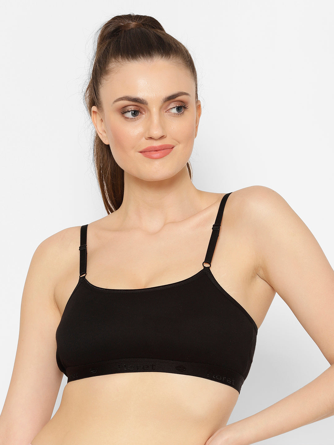 Seamless Full-Coverage Sports Bra | Cotton, Polyester, Elastane | Non-Wired | Non-Padded | Slip-On - 1492