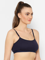 Seamless Full-Coverage Sports Bra | Cotton, Polyester, Elastane | Non-Wired | Non-Padded | Slip-On - 1492