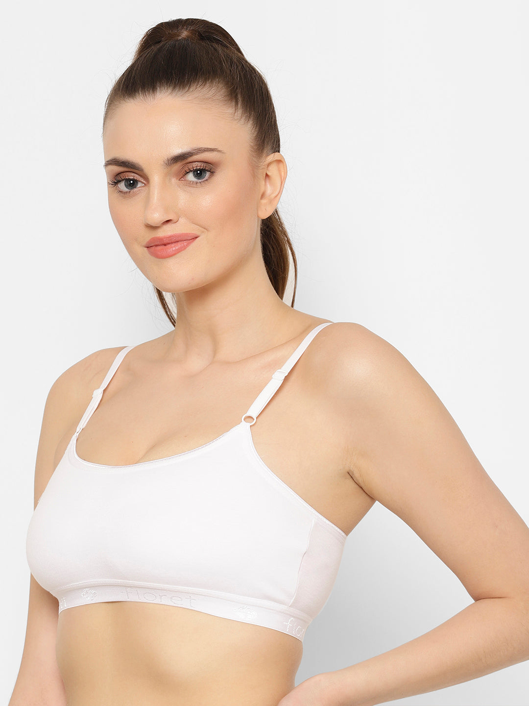 Seamless Full-Coverage Sports Bra | Cotton, Polyester, Elastane | Non-Wired | Non-Padded | Slip-On - 1492