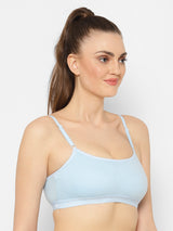 Seamless Full-Coverage Sports Bra | Cotton, Polyester, Elastane | Non-Wired | Non-Padded | Slip-On - 1492