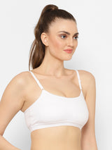 Seamless Full-Coverage Sports Bra | Cotton, Polyester, Elastane | Non-Wired | Non-Padded | Slip-On - 1492